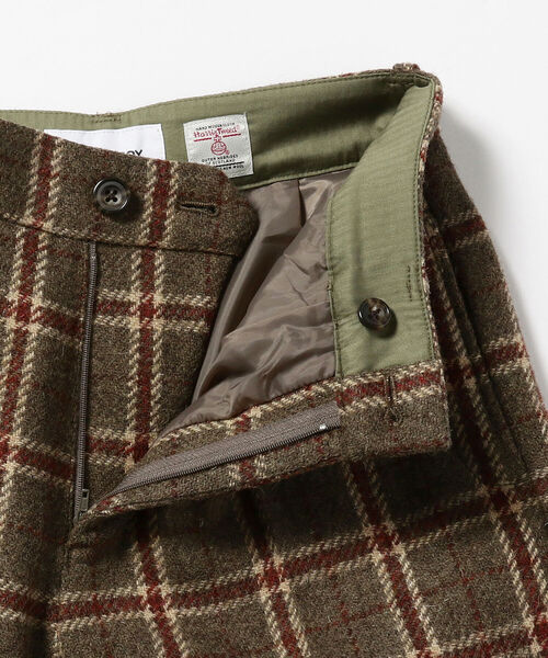 BEAMS BOY（ビームスボーイ）の「BEAMS BOY / ハリスツイード テーパードパンツ（スラックス・レディース・ブラウン/ライトブラウン・1/0）」の11枚目の写真