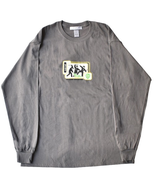 LABRAT（ラブラット）の「Sector violation L/S Tee（Tシャツ/カットソー・メンズ・ホワイト/チャコールグレー/パープル/オレンジ・LARGE/X-LARGE）」の3枚目の写真