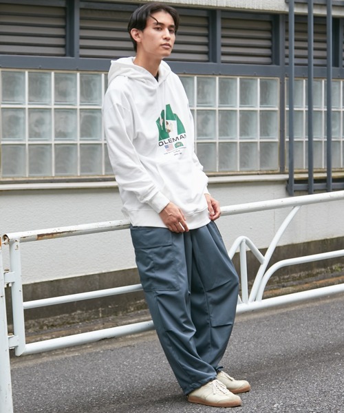 CIAOPANIC（チャオパニック）の「【WEB限定】ワイドシルエット ジョガーカーゴパンツ（カーゴパンツ・メンズ・ホワイト/ブラック/カーキ・FREE）」の11枚目の写真