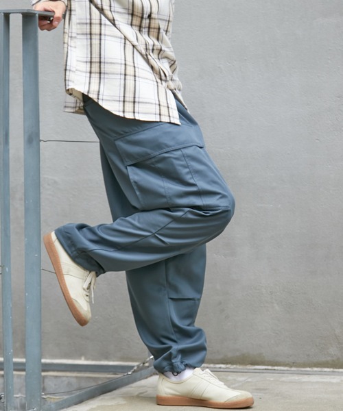 CIAOPANIC（チャオパニック）の「【WEB限定】ワイドシルエット ジョガーカーゴパンツ（カーゴパンツ・メンズ・ホワイト/ブラック/カーキ・FREE）」の5枚目の写真