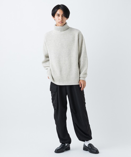 CIAOPANIC（チャオパニック）の「【WEB限定】ワイドシルエット ジョガーカーゴパンツ（カーゴパンツ・メンズ・ホワイト/ブラック/カーキ・FREE）」の22枚目の写真