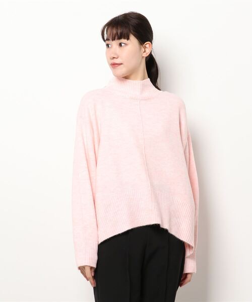 Doux archives（ドゥアルシーヴ）の「もちもちハイネックニットプルオーバー（ニット/セーター・レディース・グレー/レッド/ブルー/ピンク/ブラック・MEDIUM）」の13枚目の写真