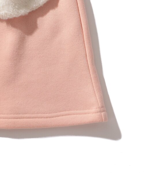 SHOO・LA・RUE（シューラルー）の「◆【90-140cm/速乾】CVC裏起毛ファーポケットワンピ（ワンピース・キッズ・ライトパープル/ベビーピンク・11/10/12/13/14/09）」の7枚目の写真