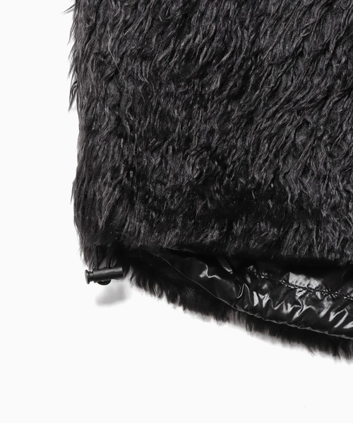 ROOPTOKYO（ループトウキョウ）の「CURLY FLEECE BIGGEST VEST カーリーフリース  フリースベスト シャギーベスト オーバーサイズ（ベスト・メンズ・ブラック/ベージュ/ブラウン・S/M/L/FREE）」の7枚目の写真