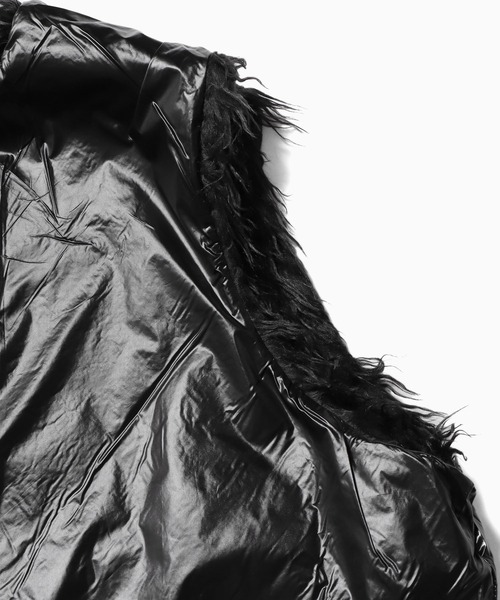 ROOPTOKYO（ループトウキョウ）の「CURLY FLEECE BIGGEST VEST カーリーフリース  フリースベスト シャギーベスト オーバーサイズ（ベスト・メンズ・ブラック/ベージュ/ブラウン・S/M/L/FREE）」の5枚目の写真