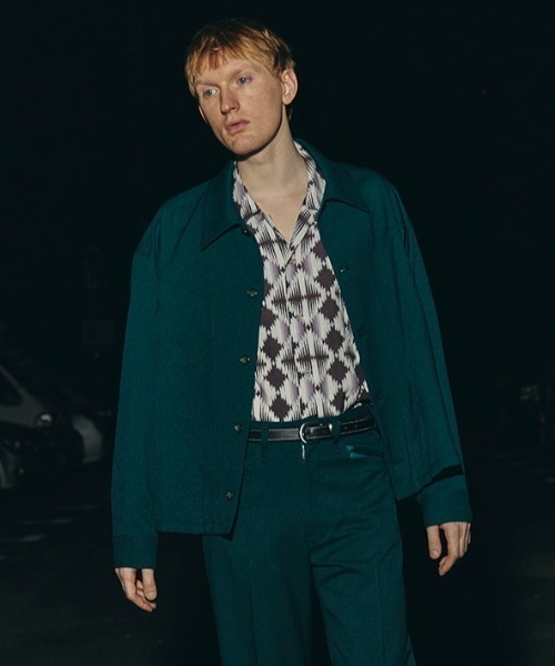 Iroquois(イロコイ)の「CLASSICAL PE SERGE JK【セットアップ対応】(ブルゾン・メンズ・ブラック/ベージュ/グリーン・1/2/3)」の3枚目の写真