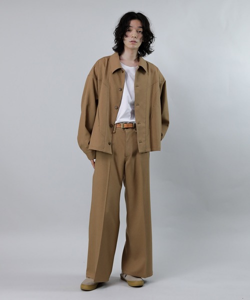 Iroquois(イロコイ)の「CLASSICAL PE SERGE JK【セットアップ対応】(ブルゾン・メンズ・ブラック/ベージュ/グリーン・1/2/3)」の18枚目の写真