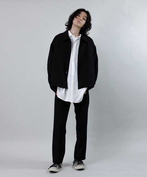 Iroquois(イロコイ)の「CLASSICAL PE SERGE JK【セットアップ対応】(ブルゾン・メンズ・ブラック/ベージュ/グリーン・1/2/3)」の8枚目の写真