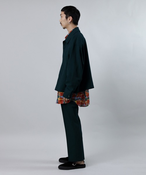 Iroquois(イロコイ)の「CLASSICAL PE SERGE JK【セットアップ対応】(ブルゾン・メンズ・ブラック/ベージュ/グリーン・1/2/3)」の12枚目の写真