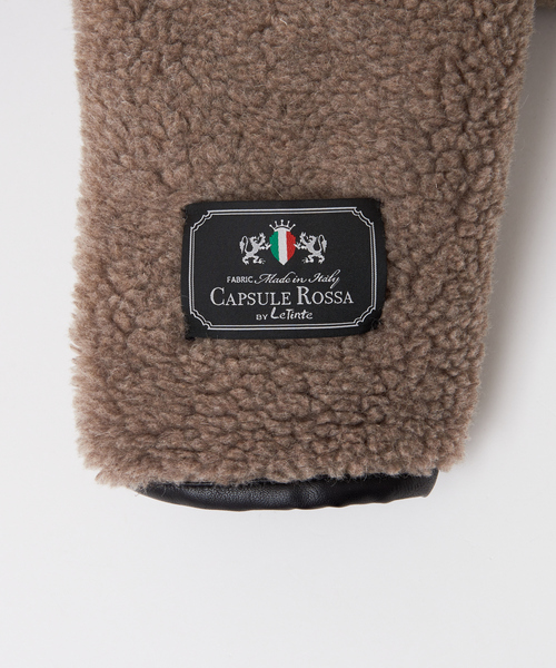 abahouse mavie(アバハウスマヴィ)の「パイピングボアコート(ムートンコート・レディース・ネイビー/モカ/グレー・フリー)」の15枚目の写真