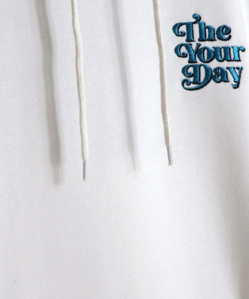 ILL'S（イルズ）の「ILL'S / イルズ バケットガールビッグシルエットパーカー（パーカー・メンズ・グリーン/サックスブルー/ホワイト・M/L）」の5枚目の写真