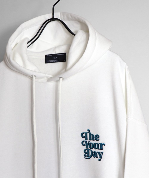 ILL'S（イルズ）の「ILL'S / イルズ バケットガールビッグシルエットパーカー（パーカー・メンズ・グリーン/サックスブルー/ホワイト・M/L）」の14枚目の写真