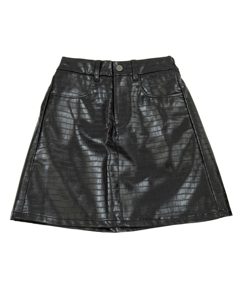 PUNYUS（プニュズ）の「フェィクレザーミニスカート（スカート・レディース・ブラック/ライトパープル・1/3/4/2）」の12枚目の写真