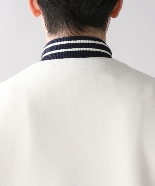 RAGEBLUE（レイジブルー）の「YALEコラボ/カレッジビッグスタジャン/260271（スタジャン・メンズ・パープル/オフホワイト・MEDIUM/LARGE）」の5枚目の写真