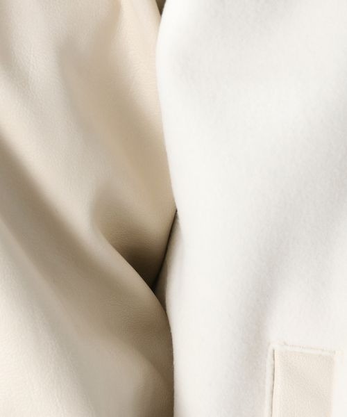 RAGEBLUE（レイジブルー）の「YALEコラボ/カレッジビッグスタジャン/260271（スタジャン・メンズ・パープル/オフホワイト・MEDIUM/LARGE）」の12枚目の写真