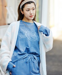 ヒ*0様 UGG アグ モノグラム 総柄 ジャガード ニット ガウン アウター UGG（アグ）の「UGG@mos モノグラムロゴ ニットガウン（ニット