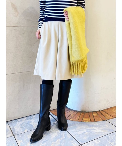 Te chichi TERRASSE（テチチテラス）の「ハーフパンツ（その他パンツ・レディース・ベージュ/ネイビー・ﾌﾘ-）」の2枚目の写真