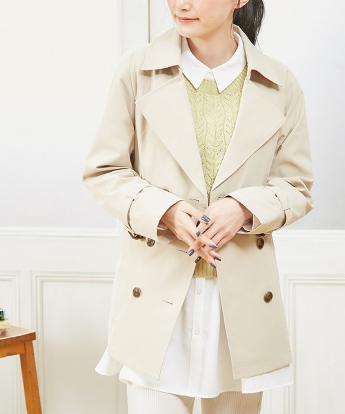 Honeys（ハニーズ）の「透かし編ベスト（ベスト・レディース・アイボリー/イエロー系その他/ベージュ・S/M/L）」の15枚目の写真