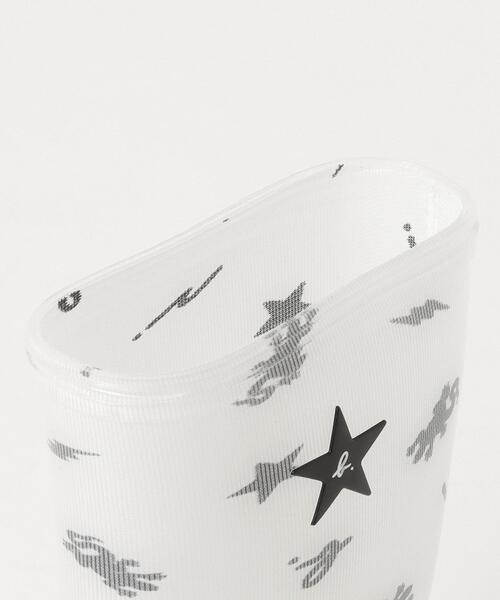 agnes b.（アニエスベー）の「AB65 E SHOES キッズ アイコンプリント レインブーツ（レインシューズ・キッズ・ホワイト・26/27/28/29）」の4枚目の写真