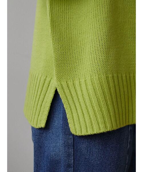 Petit fleur(プチフルール)の「・Petit Fleur ハイショクステッチニット*(ニット/セーター・レディース・オフホワイト/ピンク/グリーン/グリーン系その他3・FREE)」の17枚目の写真