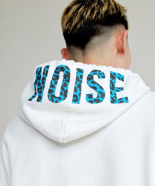 NOISE MAKER（ノイズメーカー）の「フードロゴプリントパーカー（パーカー・メンズ・ホワイト/ブラック・MEDIUM/LARGE/X-LARGE）」の15枚目の写真