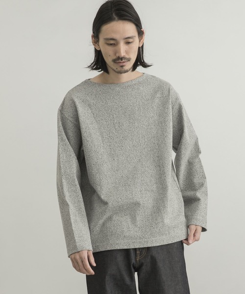 WORK NOT WORK URBAN RESEARCH（ワークノットワークアーバンリサーチ）の「WORK NOT WORK　Basque Shirt（Tシャツ/カットソー・メンズ・グレー系その他/ベージュ系その他/ブラック・X-LARGE/MEDIUM/LARGE/SMALL）」の3枚目の写真