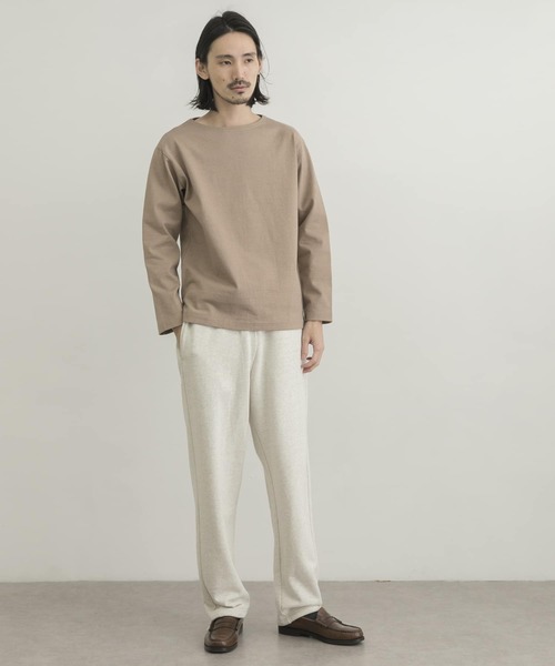 WORK NOT WORK URBAN RESEARCH（ワークノットワークアーバンリサーチ）の「WORK NOT WORK　Basque Shirt（Tシャツ/カットソー・メンズ・グレー系その他/ベージュ系その他/ブラック・X-LARGE/MEDIUM/LARGE/SMALL）」の6枚目の写真