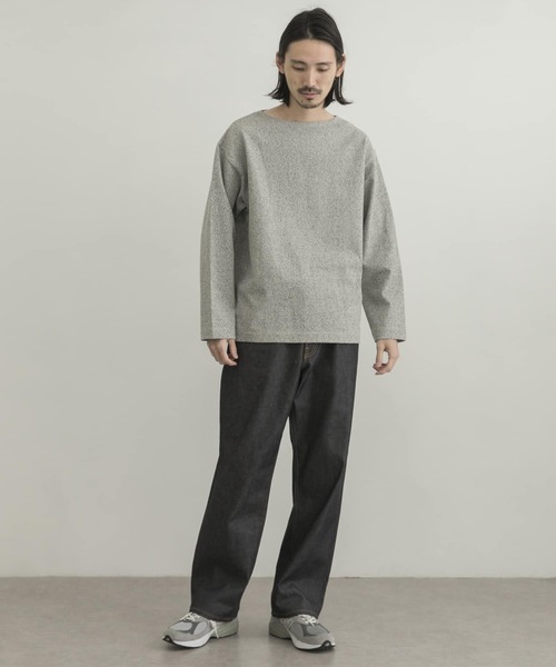 WORK NOT WORK URBAN RESEARCH（ワークノットワークアーバンリサーチ）の「WORK NOT WORK　Basque Shirt（Tシャツ/カットソー・メンズ・グレー系その他/ベージュ系その他/ブラック・X-LARGE/MEDIUM/LARGE/SMALL）」の9枚目の写真