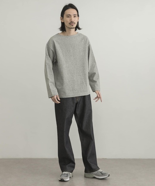 WORK NOT WORK URBAN RESEARCH（ワークノットワークアーバンリサーチ）の「WORK NOT WORK　Basque Shirt（Tシャツ/カットソー・メンズ・グレー系その他/ベージュ系その他/ブラック・X-LARGE/MEDIUM/LARGE/SMALL）」の10枚目の写真