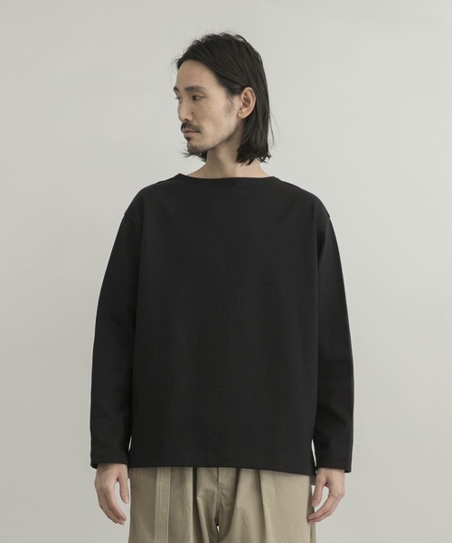 WORK NOT WORK URBAN RESEARCH（ワークノットワークアーバンリサーチ）の「WORK NOT WORK　Basque Shirt（Tシャツ/カットソー・メンズ・グレー系その他/ベージュ系その他/ブラック・X-LARGE/MEDIUM/LARGE/SMALL）」の13枚目の写真