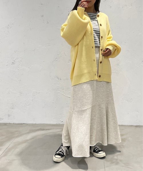 apres jour mignon(アプレジュールミニョン)の「スウェットマーメイドスカート【ZOZOTOWN限定アイテム】(スカート・レディース・グリーン/ブラック/ナチュラル・SMALL/MEDIUM/X-LARGE)」の16枚目の写真