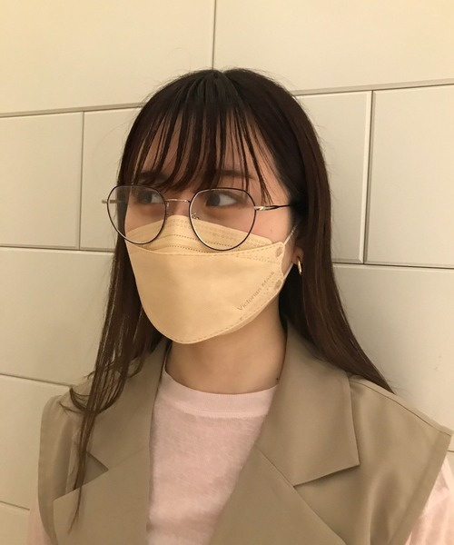 Me%（ミィパーセント）の「コーナーポイントエポメガネ（メガネ・レディース・グレー系その他/イエロー系その他・FREE）」の3枚目の写真