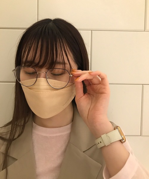 Me%（ミィパーセント）の「コーナーポイントエポメガネ（メガネ・レディース・グレー系その他/イエロー系その他・FREE）」の6枚目の写真