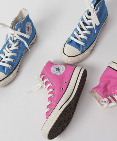 NOLLEY’S（ノーリーズ）の「【CONVERSE/ コンバース】ALL STAR US HI（スニーカー・レディース・ピンク/サックスブルー・23/24/24.5/23.5）」の4枚目の写真
