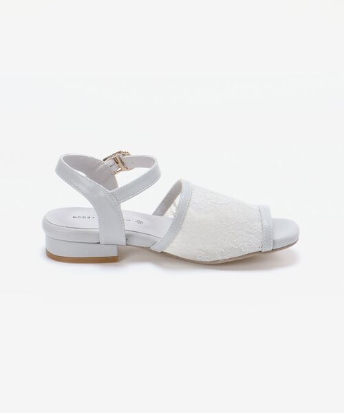 MAJESTIC LEGON（マジェスティックレゴン）の「スクエアシアーサンダル（サンダル・レディース・ブラック/アイボリー/ライトグレー・SMALL/LARGE/X-LARGE/MEDIUM）」の8枚目の写真