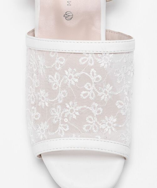 MAJESTIC LEGON（マジェスティックレゴン）の「スクエアシアーサンダル（サンダル・レディース・ブラック/アイボリー/ライトグレー・SMALL/LARGE/X-LARGE/MEDIUM）」の12枚目の写真