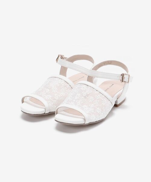 MAJESTIC LEGON（マジェスティックレゴン）の「スクエアシアーサンダル（サンダル・レディース・ブラック/アイボリー/ライトグレー・SMALL/LARGE/X-LARGE/MEDIUM）」の14枚目の写真