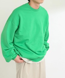 SENSE OF PLACE by URBAN RESEARCH | 【ユニセックス】シルキータッチカラースウェットシャツ(スウェット)