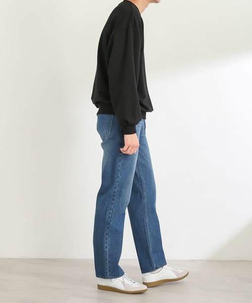 SENSE OF PLACE by URBAN RESEARCH（センスオブプレイスバイアーバンリサーチ）の「『ユニセックス』シルキータッチカラースウェットシャツ（スウェット・メンズ・ライトベージュ/ブラック/ライトグレー/グリーン・MEDIUM/LARGE/X-LARGE）」の13枚目の写真