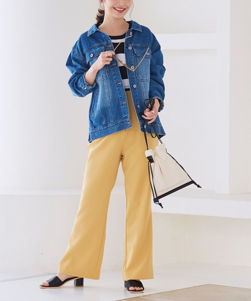 KOBE LETTUCE(コウベレタス)の「ビッグGジャン(デニムジャケット・レディース・ブルー/グレー/インディゴブルー・FREE)」の11枚目の写真