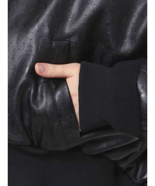 GYDA（ジェイダ）の「GYDA PATTERN ショートBZ（ブルゾン・レディース・ブラック/オフホワイト・FREE）」の17枚目の写真