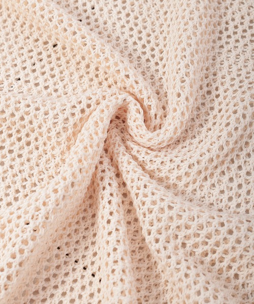 Edit Sheen(エディットシーン)の「メッシュ編みサイドスリットプルオーバー(ニット/セーター・レディース・ブラック/ベージュ/ブルー・M)」の19枚目の写真