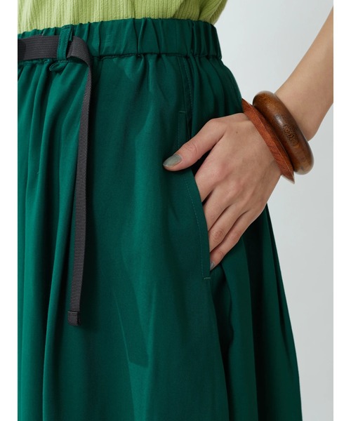 CRAFT STANDARD BOUTIQUE(クラフトスタンダードブティック)の「アジャストベルトスカート *◆(スカート・レディース・ベージュ/グリーン・FREE)」の7枚目の写真