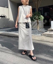 CAPRICIEUX LE'MAGE | ＜セットアイテム＞Tシャツ×スカートセットアップ(ワンピース)