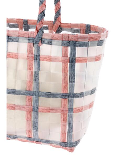 Green Parks(グリーンパークス)の「プラカゴバッグ 小(トートバッグ・レディース・ピンク/グリーン・FREE)」の8枚目の写真