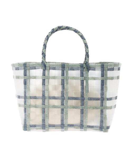 Green Parks(グリーンパークス)の「プラカゴバッグ 小(トートバッグ・レディース・ピンク/グリーン・FREE)」の4枚目の写真