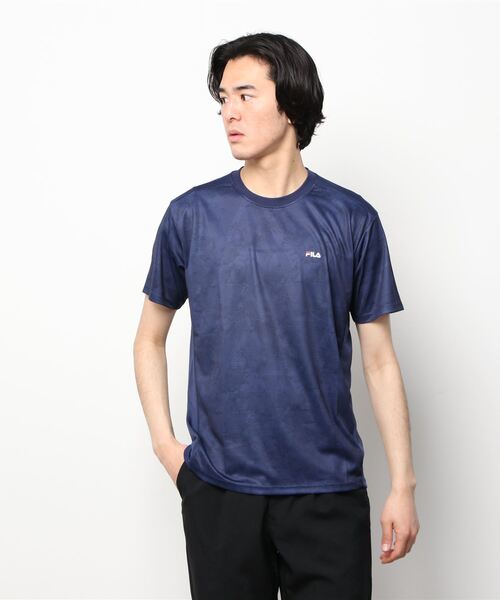 FILA（フィラ）の「フィラ FILA メッシュTシャツ（Tシャツ/カットソー・メンズ・ブラック/ネイビー/グレー・M/3L/S/L/LL）」の3枚目の写真