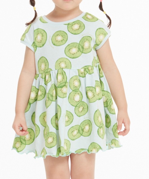 セール ｍ天竺フルーツ柄込ワンピース ワンピース Moujonjon ムージョンジョン のファッション通販 Zozotown