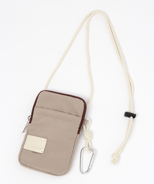 studio CLIP（スタディオクリップ）の「ワンマイルお財布ポーチ（ショルダーバッグ・レディース・ブラック/ベージュ/オレンジ・FREE）」の3枚目の写真