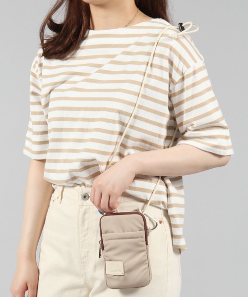 studio CLIP（スタディオクリップ）の「ワンマイルお財布ポーチ（ショルダーバッグ・レディース・ブラック/ベージュ/オレンジ・FREE）」の10枚目の写真